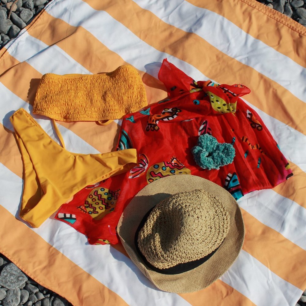 *Zaful Yellow Bikini Set
